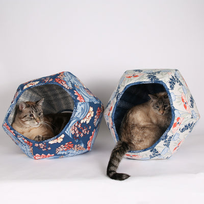 The Cat Ball in Elegant Art Nouveau Inspired Fabrics